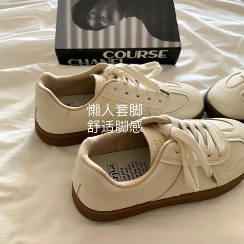 韩版ins女春季厚底休闲德训鞋