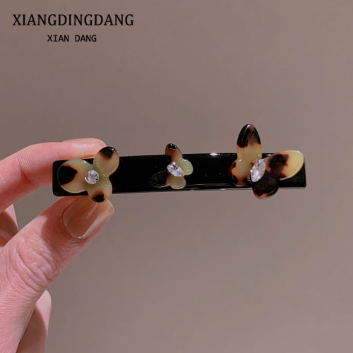 时尚简约发夹女高级感弹簧夹顶夹