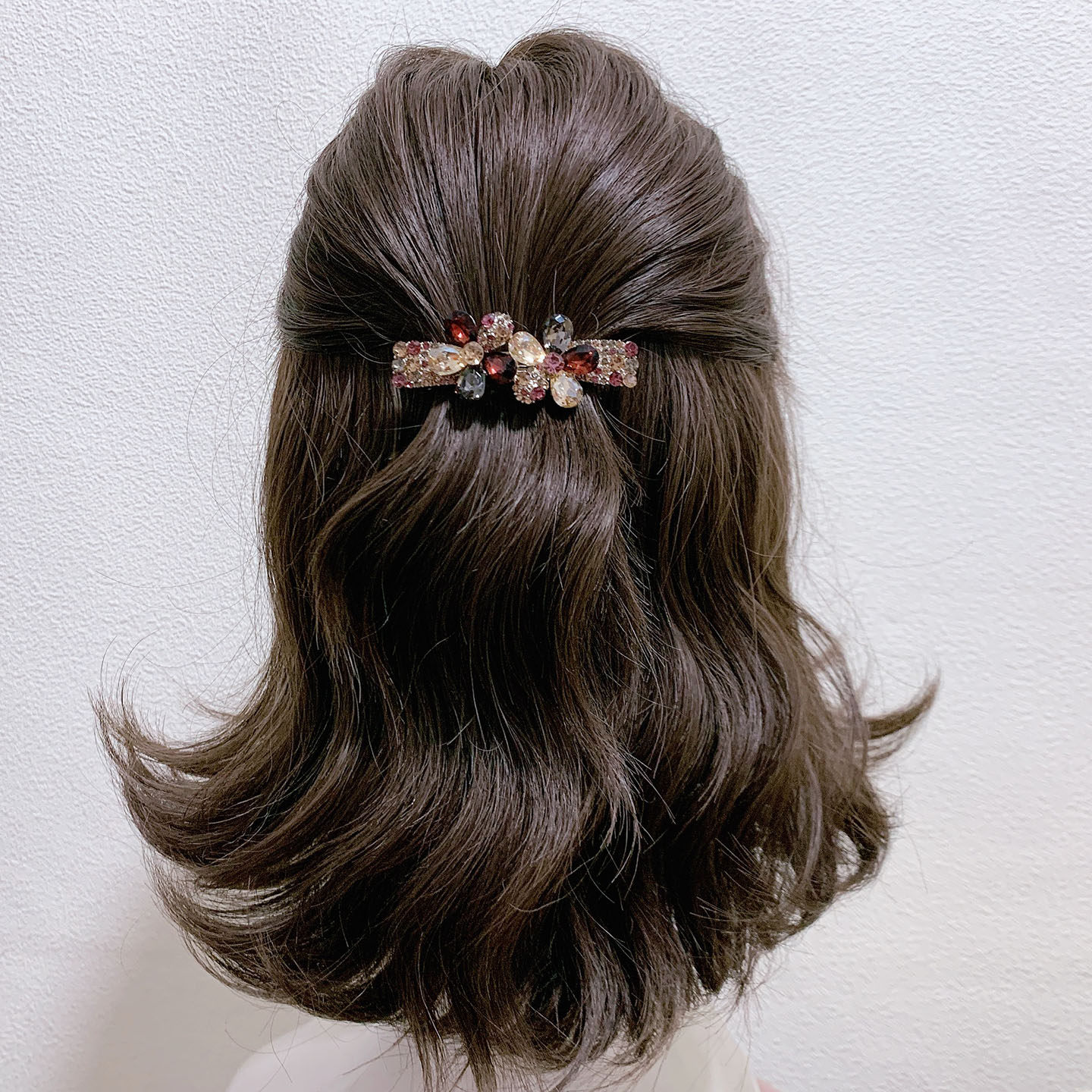 奢华水钻花朵发夹小号弹簧夹高级感后脑勺一字发卡新款刘海夹顶夹,饰品/流行首饰/时尚饰品新,发饰,淘宝优惠券,粉丝福利购,淘宝优惠卷