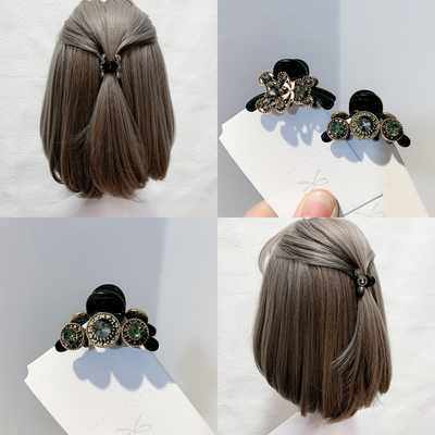 韩式水钻小号发抓简约气质顶夹