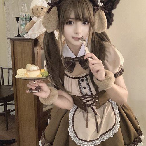 包邮包税 clearstone柴犬女仆 透明石小狗女仆 日本代购