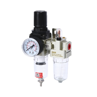 sns气动AC二联件油水分离器气源处理器空压机空气过滤器高压调压