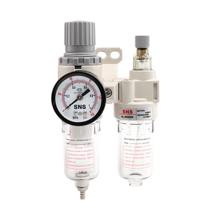 sns神驰油水分离器气动高压空压机空气过滤器油雾器二联件AFC2000