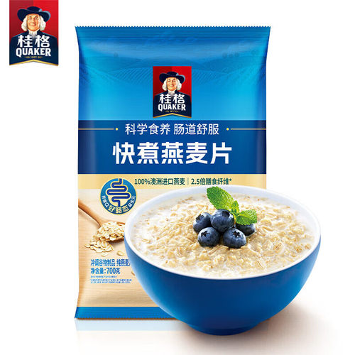 桂格quaker快煮粗粮谷物燕麦片