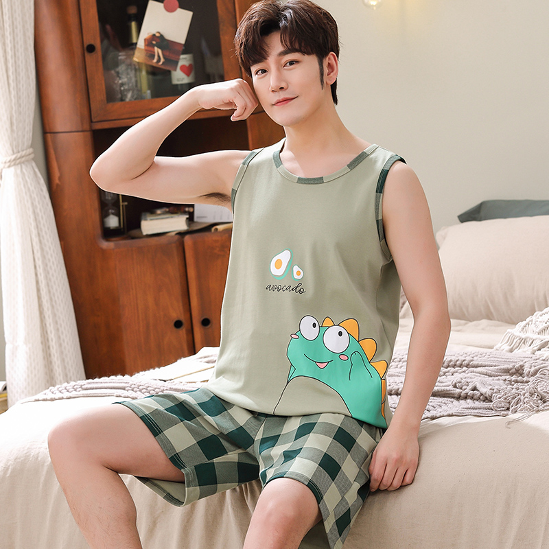 无袖背心初中学生男孩子家居服