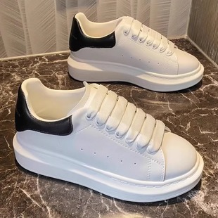 8cm厚底小个子休闲轻便百搭运动鞋 麦昆百内增高小白鞋 女2025新款