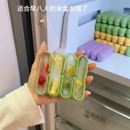 硅胶冰格模具长条冰块储存盒食品级易脱模冰箱制冰盒家用制冰神器