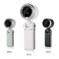 26 New handheld mini Fan turbine mini Student usb charging folding neck Mini Huaqiangbei Electric fan thumbnail 8