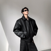 夹棉皮衣棉服男冬季 黑沧社 轻奢高级感短款 痞帅加厚cleanfit外套