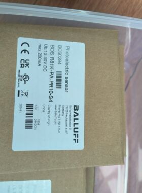 BOS0294 BOS R81K-PA-PR10-S4原装正品光电开关