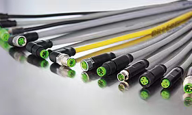 穆尔MURR 3芯 4芯 5芯阀插头通讯线缆247450 248682 长2.3.5.10米