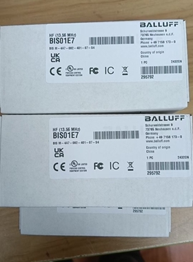 BIS01E7巴鲁夫 RFID读写头BIS01E7型号BIS M-4A7-082-401-07-S4，