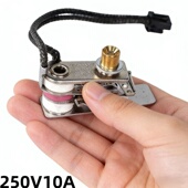 适用美 电压力锅压力开关配件KSD101限温器带线压力开关250V10A