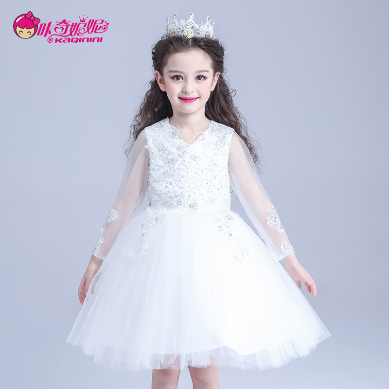 婚纱蓬蓬裙小孩儿童礼服