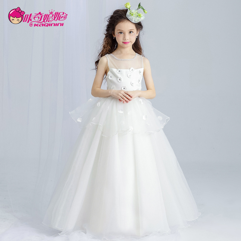 夏季婚纱裙儿童礼服