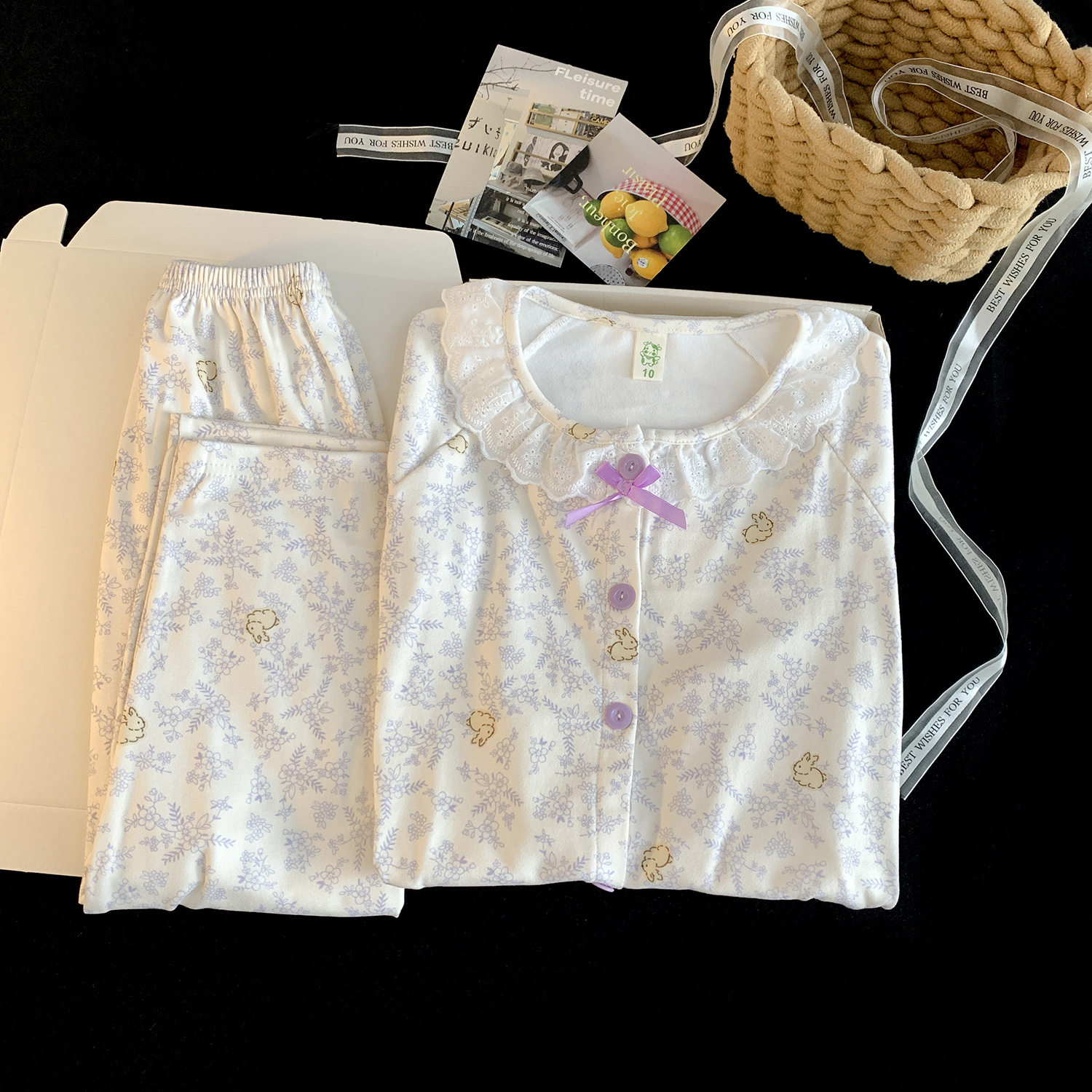 女孩秋冬款德绒女童空调服冬季加绒十四周岁卡通风衣服大儿童睡衣