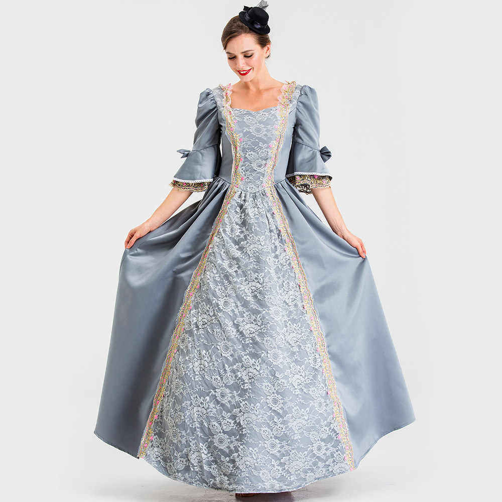 新款女演出服宫廷服装生日派对活动舞台戏剧年会服装复古欧洲服装