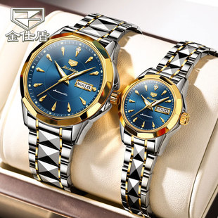 十大 牌情侣手表一对机械表全自动男女名式 2026年新款 瑞士认证正品