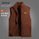 JEEP吉普2025新款 抓绒衣女款 秋冬坎肩马甲背心外套加厚摇粒绒上衣
