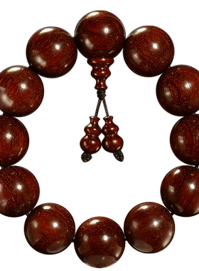 金星小叶紫檀手串印度文玩佛珠