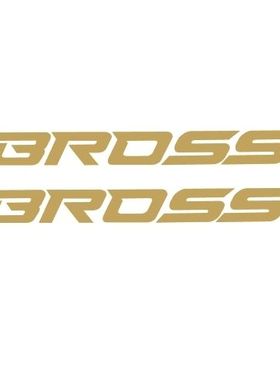 用于BROSS车车架英文贴纸自行车贴贴骑行装备字母贴单车车贴