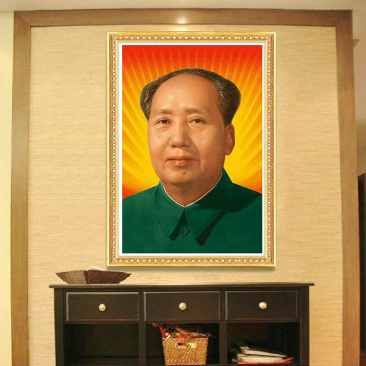 毛主席人物2025新款钻石贴画5d满钻手工diy粘贴砖带框客厅装饰画,居家布艺,钻石绣,淘宝优惠券,粉丝福利购,淘宝优惠卷