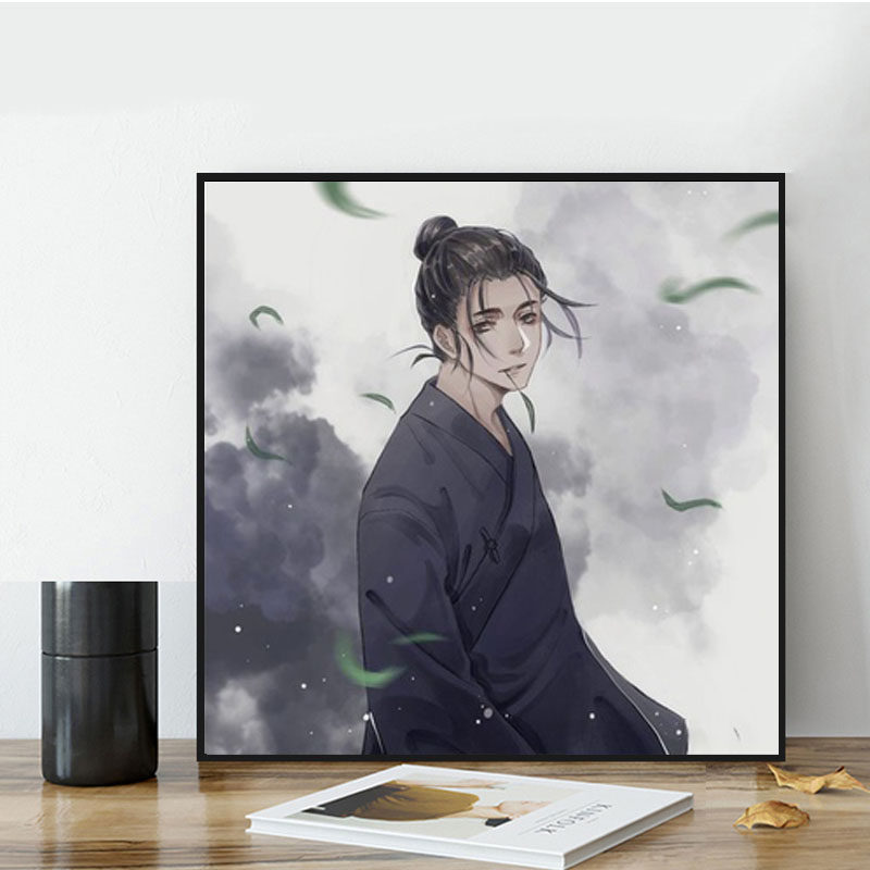 2025新款动漫钻石贴画一人之下王也满钻手工粘贴砖带框卧室装饰画,居家布艺,钻石绣,淘宝优惠券,粉丝福利购,淘宝优惠卷