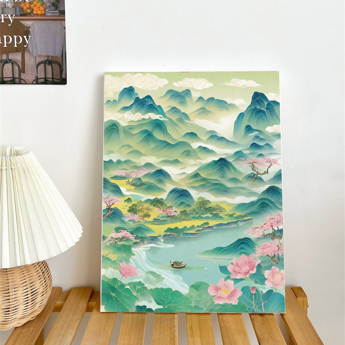 轻舟已过万重山十字绣2025新款5d满钻手工钻石贴画带框客厅装饰画,居家布艺,钻石绣,淘宝优惠券,粉丝福利购,淘宝优惠卷