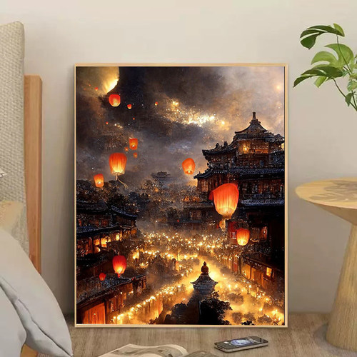 卡通动漫天官赐福钻石画