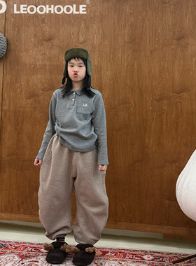 LEOOHOOLE | 哦哦乐 miu系莱赛尔羊毛抓绒磨毛polo衫T恤