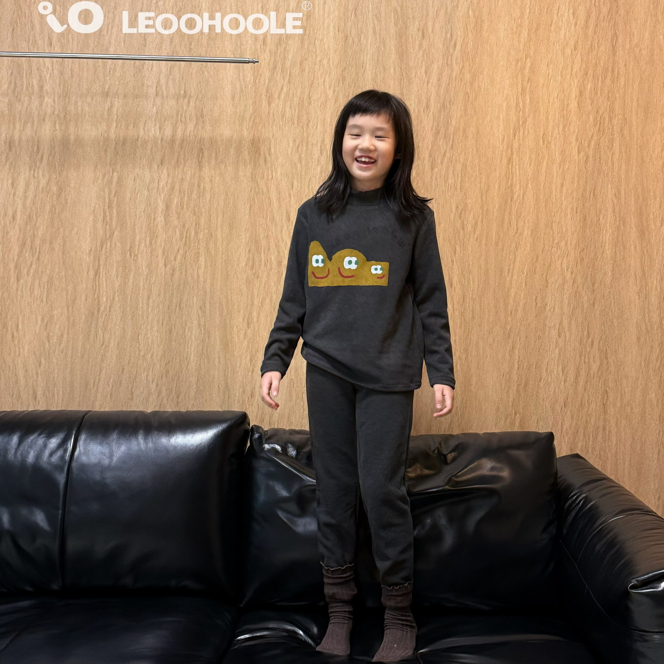 LEOOHOOLE | 哦哦乐 莱赛尔东丽超细旦羊毛蓄热抗菌T恤打底衫+裤,童装/婴儿装/亲子装,家居服套装,淘宝优惠券,粉丝福利购,淘宝优惠卷