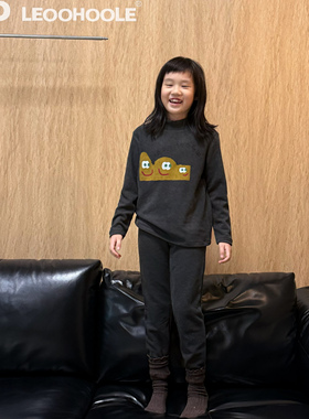 LEOOHOOLE | 哦哦乐 莱赛尔东丽超细旦羊毛蓄热抗菌T恤打底衫+裤