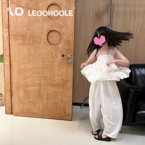 LEOOHOOLE | 哦哦乐 敲精致立体绣花天丝度假风小公主吊带上衣