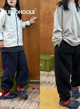 LEOOHOOLE | 哦哦乐 柔软抗静电摇粒绒束脚口运动裤