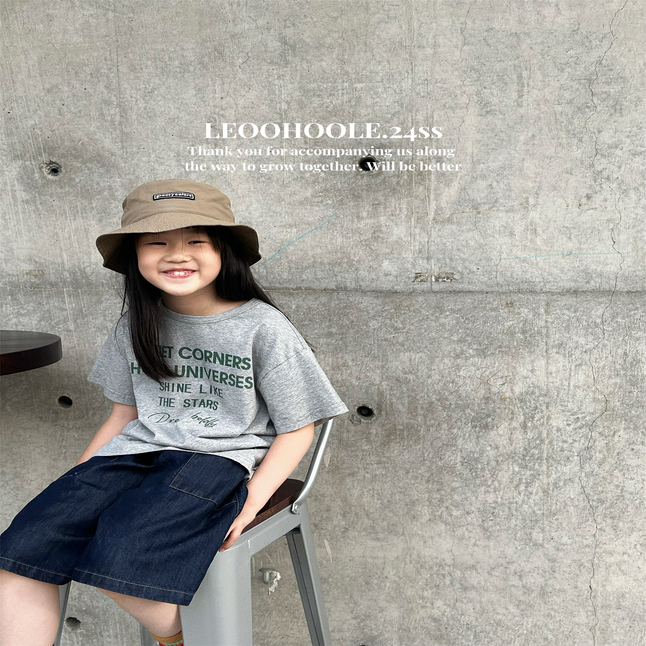 LEOOHOOLE | 哦哦乐 字母短袖T恤图片