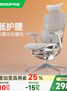 Ergoup/有谱 慧眼S1 人体工学椅电脑椅子护腰久坐办公座椅电竞椅