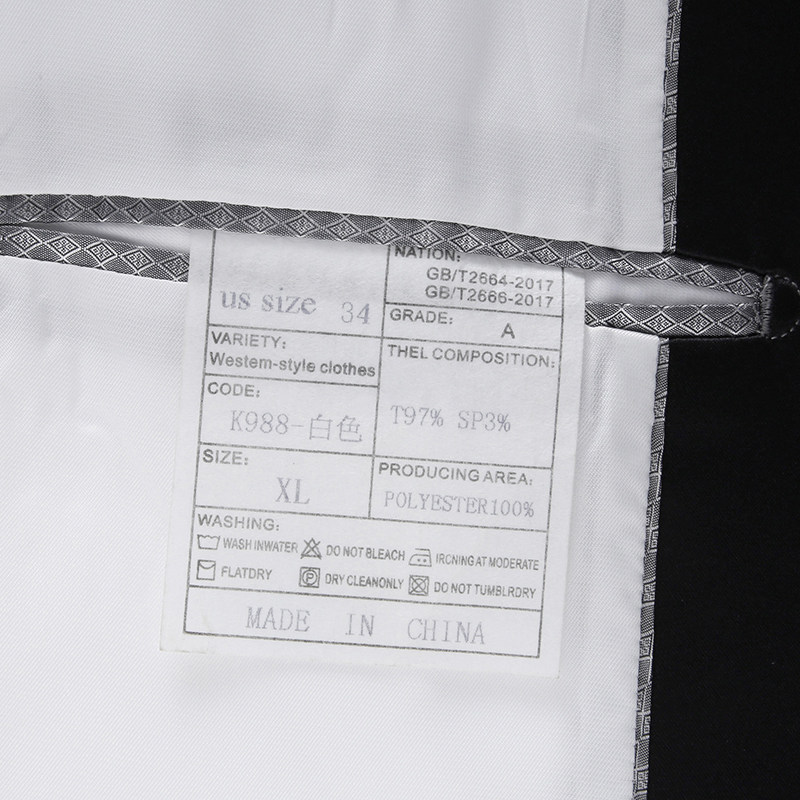 长期主推男士大码西服三件套纯色镂空外贸跨境988白色p240,男装西服,星座1616