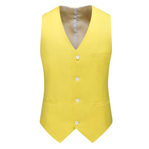 主推镂空修身礼服酒店大码西服马甲17个纯色外贸跨境711p45图片