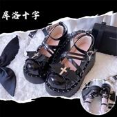 清仓 波特比学院原创lolita鞋 库洛十字 现货