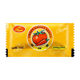 罗根甜辣酱10g*200小包装 商用手抓饼鸡米花薯条调味酱炸鸡酱小包