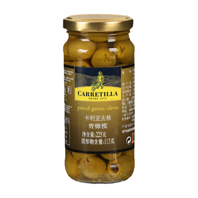 西班牙进口卡利亚去核黑橄榄罐头