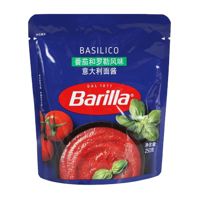 Barilla百味来番茄罗勒味意面酱