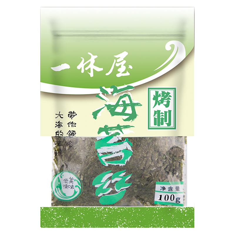 速发一休屋烤制细海苔丝100g章鱼小丸子材料寿司紫菜饭团拌饭料旗