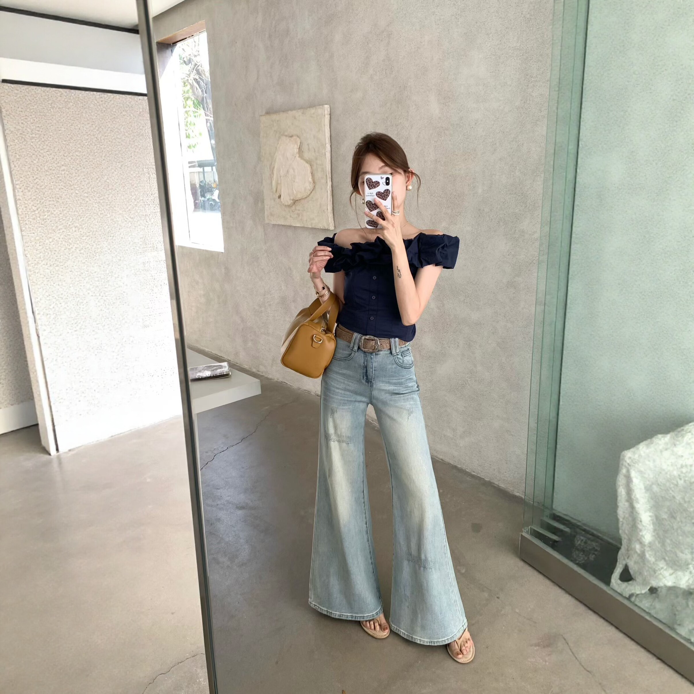 ZM喇叭牛仔裤2026新款女春季时尚