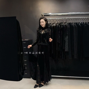 立领蕾丝新中式国风衬衣2026春法式复古港风衬衫上衣女轻奢高级感