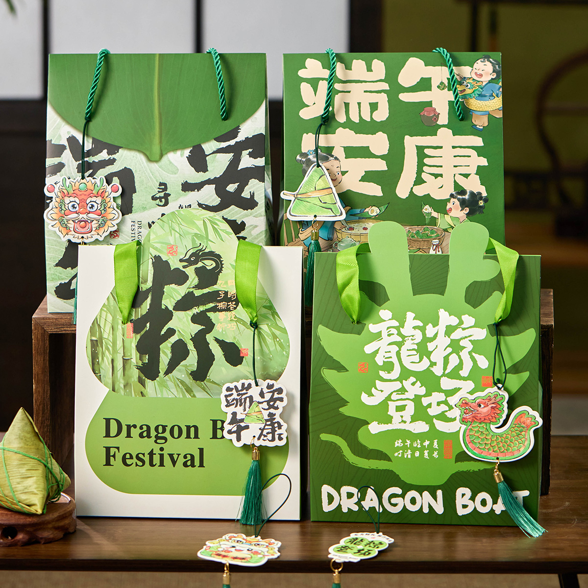 2025新款端午节礼盒粽子包装盒手提创意粽子礼品盒空盒现货批发