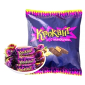 进口紫皮糖kpokaht巧克力杏仁夹心KDV喜糖500g 包邮