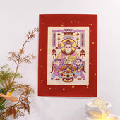 财神娘娘2026马年年画财母春节贴纸画像乔迁开业礼门贴洒金宣纸