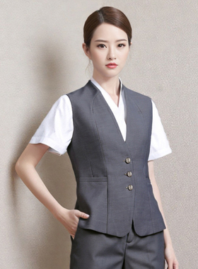 空姐制服职业套装高端案场客服接待迎宾前台导诊会务机场工作制服