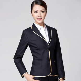 高端工作服西装职业套装女气质酒店经理工装置业顾问售楼部工作装